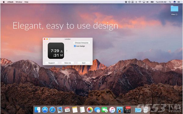 +Clock for Mac