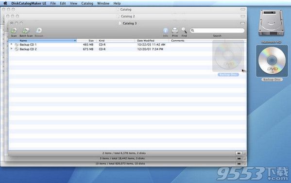 DiskCatalogMaker LE for Mac