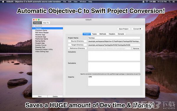 O2Swift for Mac