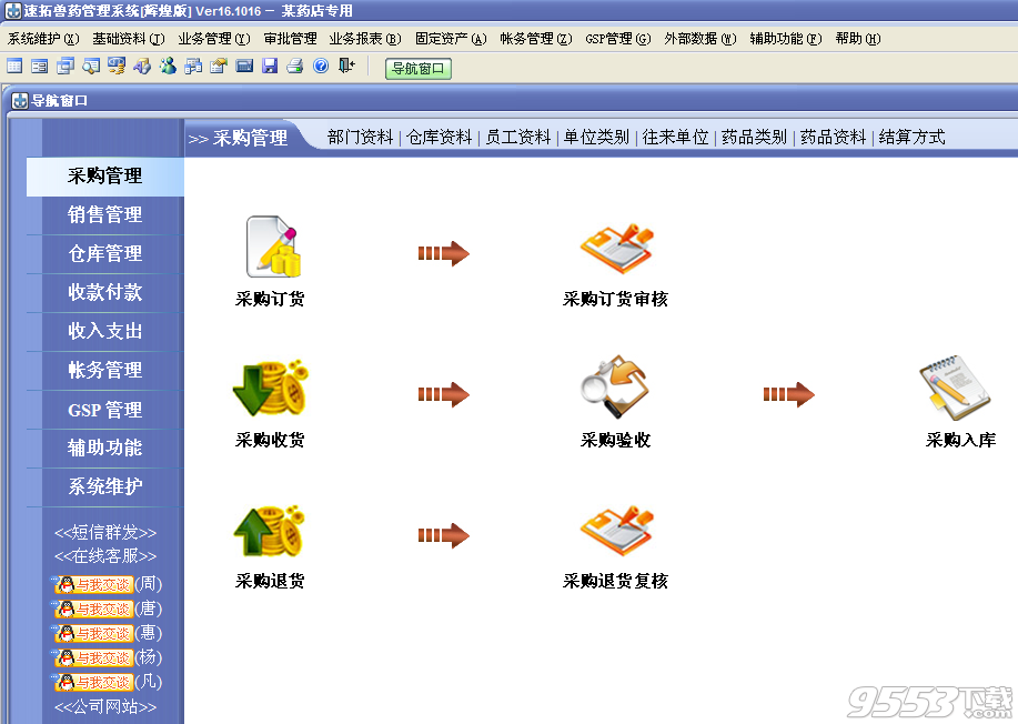 速拓兽药GSP管理系统