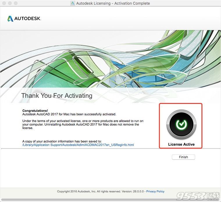 Mac版CAD2017序列号 Autodesk AutoCAD 2017 Mac版最新汉化破解教程 