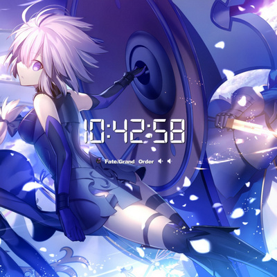 wallpaper engine FGO音乐时钟动态壁纸