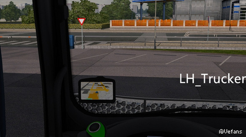 欧洲卡车模拟2 GPS导航定制真实背景MOD