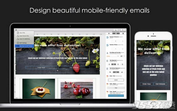 Dragon Responsive Email Designer Mac版