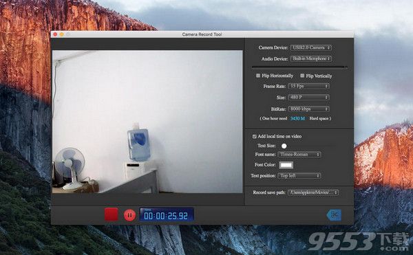 Camera Record HD Mac版