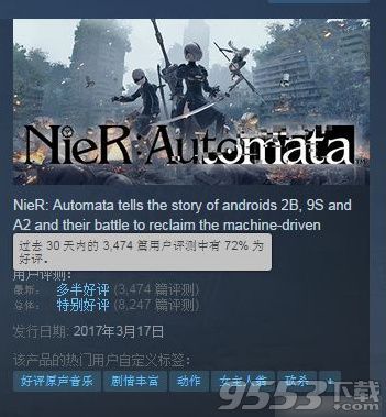 尼爾機械紀元什么時候上架steam？尼爾機械紀元多少錢？