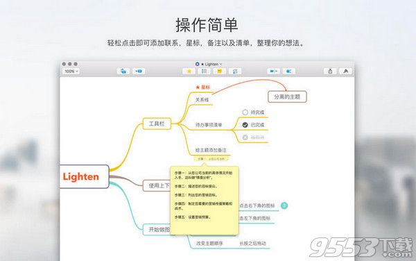 Lighten思维导图Macbook最新版