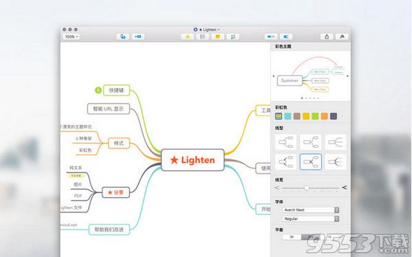 Lighten思维导图Macbook最新版