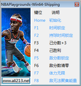 NBA游乐场 v1.0.3八项修改器