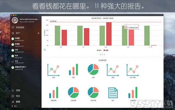MoneyWiz Premium Mac版