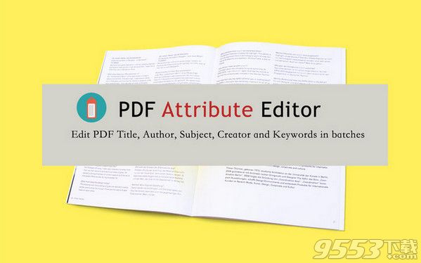 PDF Attribute Editor Mac版