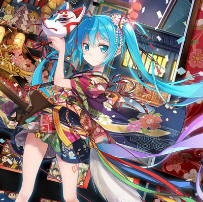 wallpaper engine 花火和服初音動態(tài)壁紙