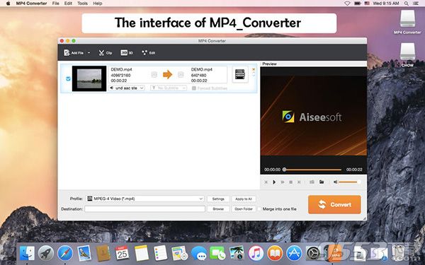 Aiseesoft MP4 Converter Mac破解版