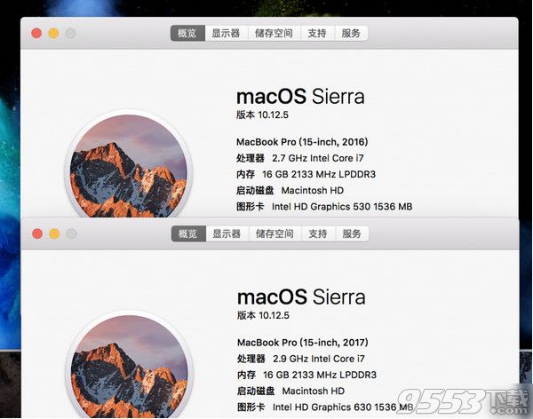 15寸macbook pro2016款和2017款哪个好 15寸mbp2016款和2017款对比评测