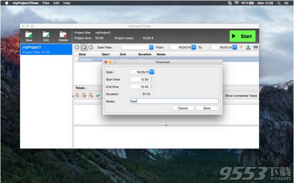 myProjectTimes Mac版