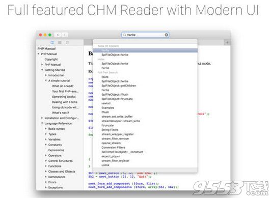 CHM閱讀器2.0 Mac版