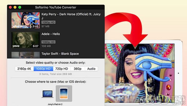 Softorino YouTube Converter Mac版