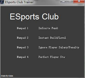 电竞俱乐部无限金钱修改器v0.10407