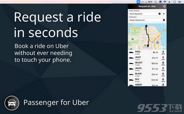 Passenger for Uber Mac破解版