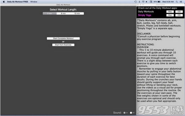 Daily Ab Workout FREE Mac版