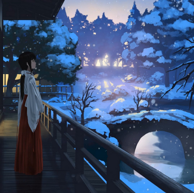 wallpaper engine 雪之庭園動(dòng)態(tài)壁紙