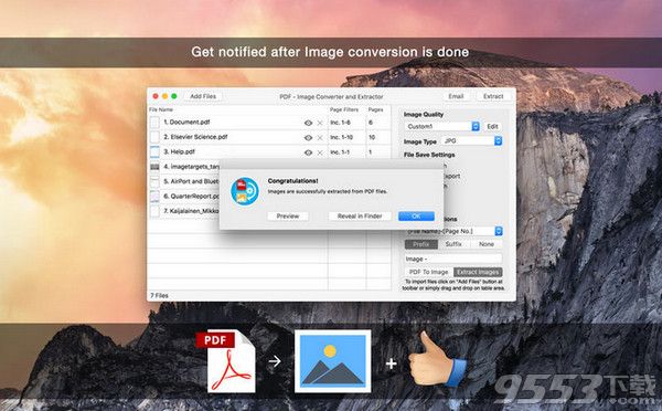 PDF Image Converter and Extractor Mac破解版