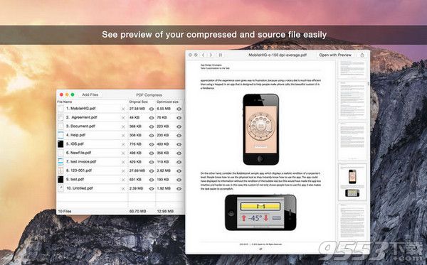 PDF Compress Reduce and Optimize Mac版