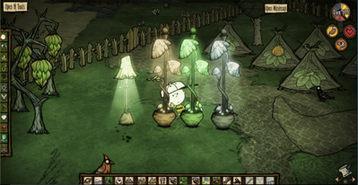 饥荒 蘑菇灯与灯盖MOD