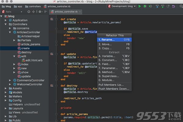 RubyMine 2017 Mac中文破解版