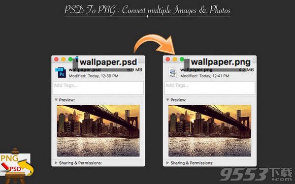 PSD To PNG Mac官方版