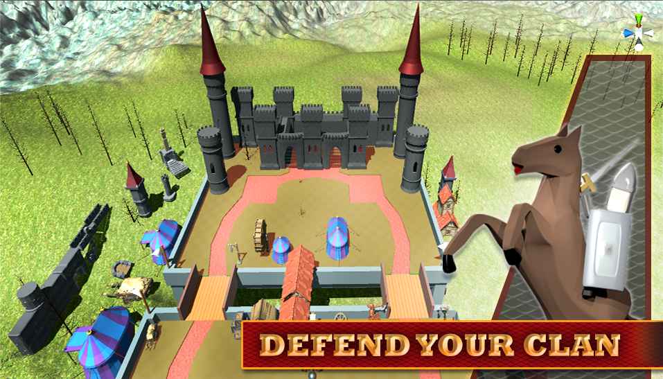 火柴人3D城堡防御破解版下载-火柴人3D城堡防御无限金币中文破解版下载v1.0图1