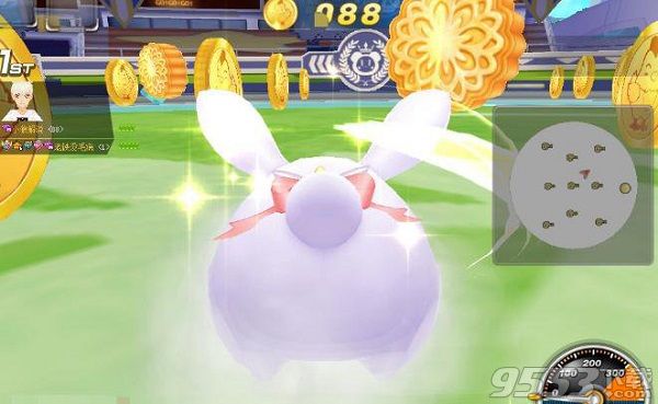 QQ飞车抢金币特别版狂欢时刻怎么玩 玉兔有什么用
