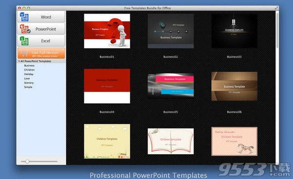 Free Templates Bundle for Office Mac版