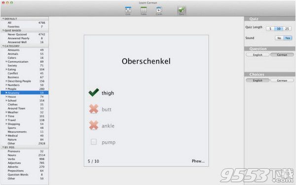Learn German Quick Mac版