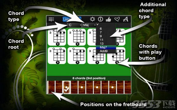 Ukulele Chords Compass Lite Mac版