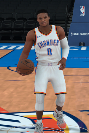 NBA2K18 雷霆队乔治威少身形MOD