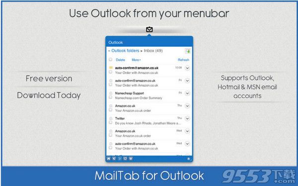 MailTab for Outlook Mac版