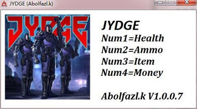 判官JYDGE v1.0.0.7四項修改器[Abolfazl.k]