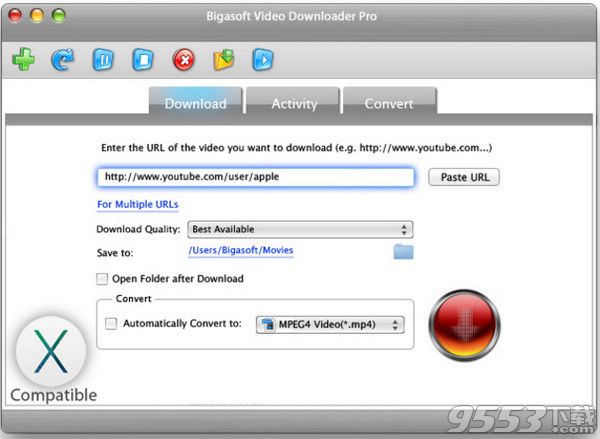 Bigasoft Video Downloader Pro Mac版
