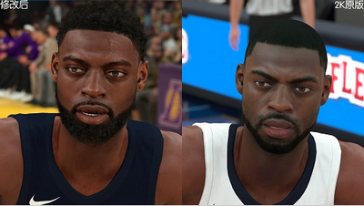 NBA2K18 灰熊队埃文斯身形发型面补MOD