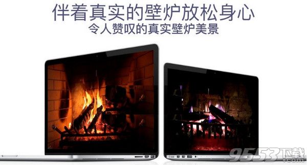 Fireplace Live HD+ Screensaver Mac破解版