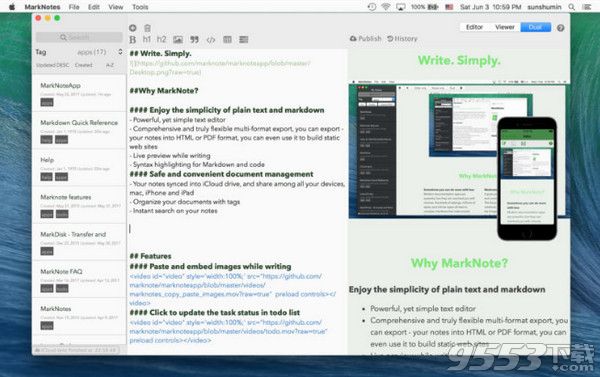 MarkNote Mac中文版