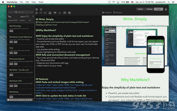 MarkNote Mac中文版