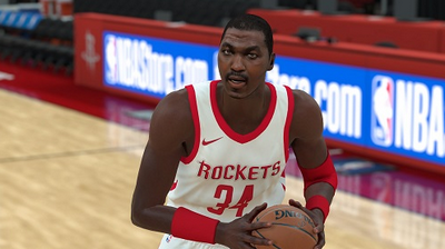 NBA2K18 火箭隊名宿大夢奧拉朱旺面補MOD