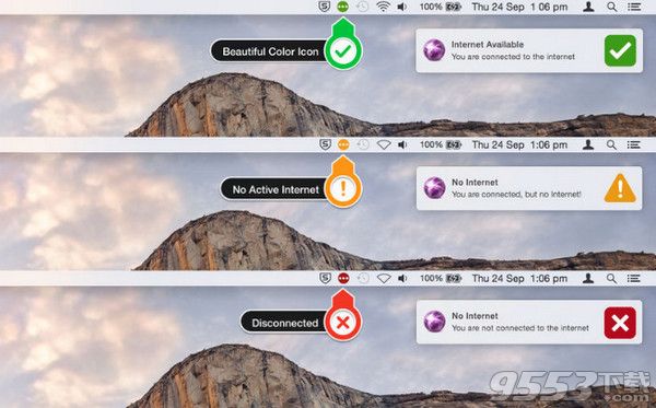 Internet Status Mac版