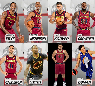 NBA2K18 骑士全队球员高清照片补丁