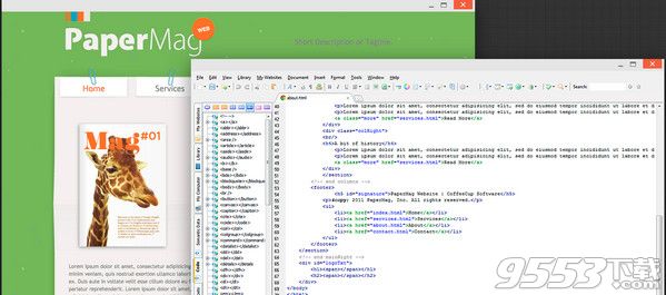 CoffeeCup HTML Editor