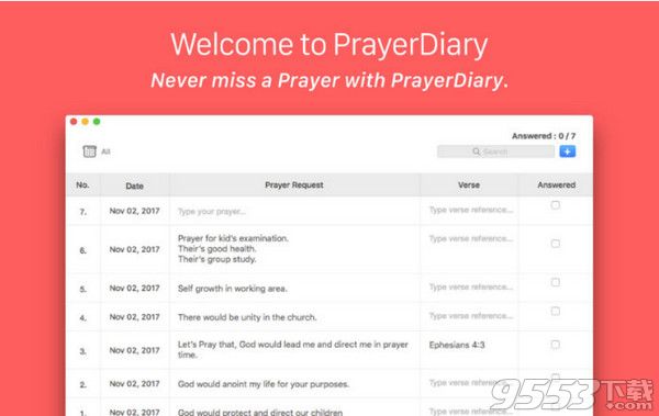 PrayerDiary Mac官方免费版