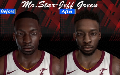 NBA2K18 杰夫格林高清照片面補MOD