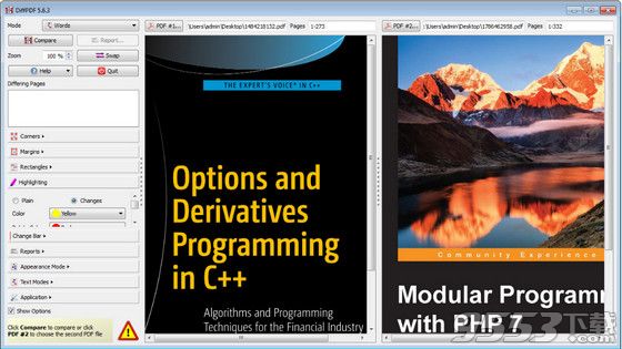 DiffPDF免注册码下载(PDF文件比较工具)|DiffP